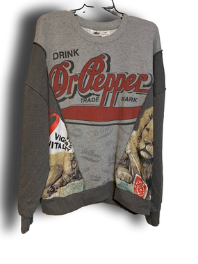 Dr.Pepper Graphic unisex oversized sweatshirt size 2XL